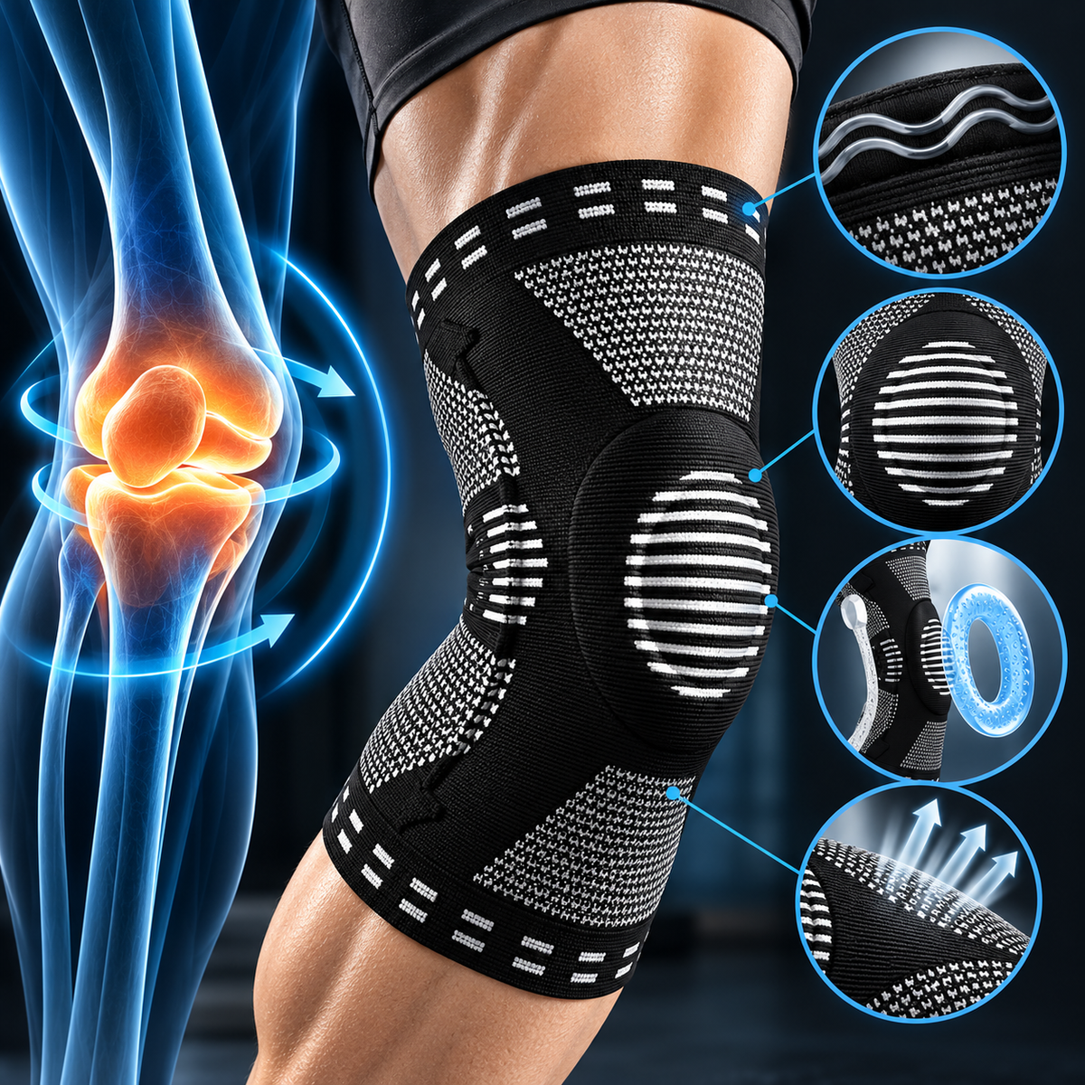 Genouillère de compression Movex™ Pro