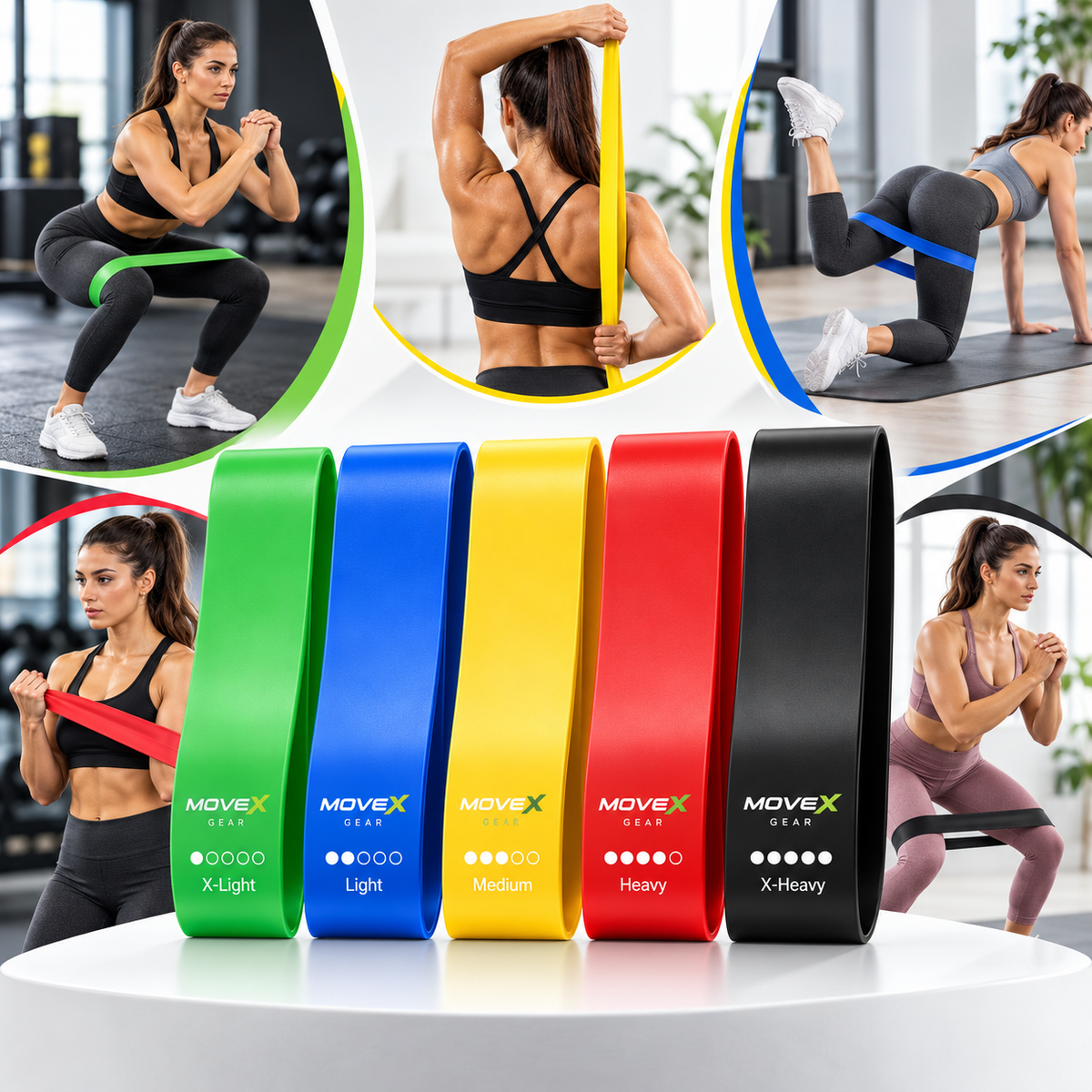 Movex™ Bandes de Résistance Fitness