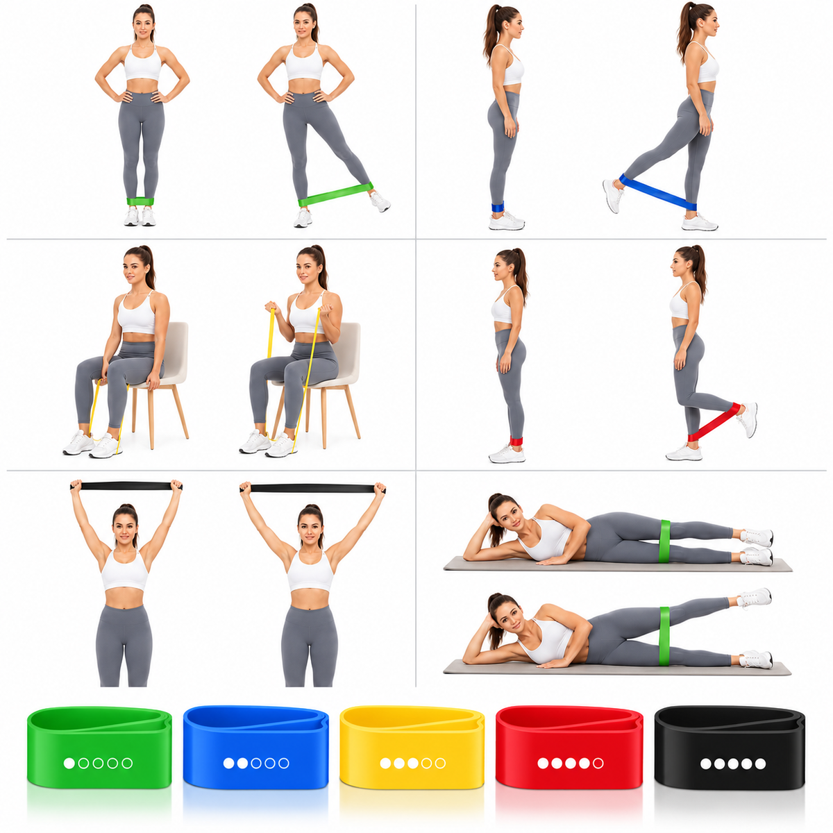 Movex™ Bandes de Résistance Fitness